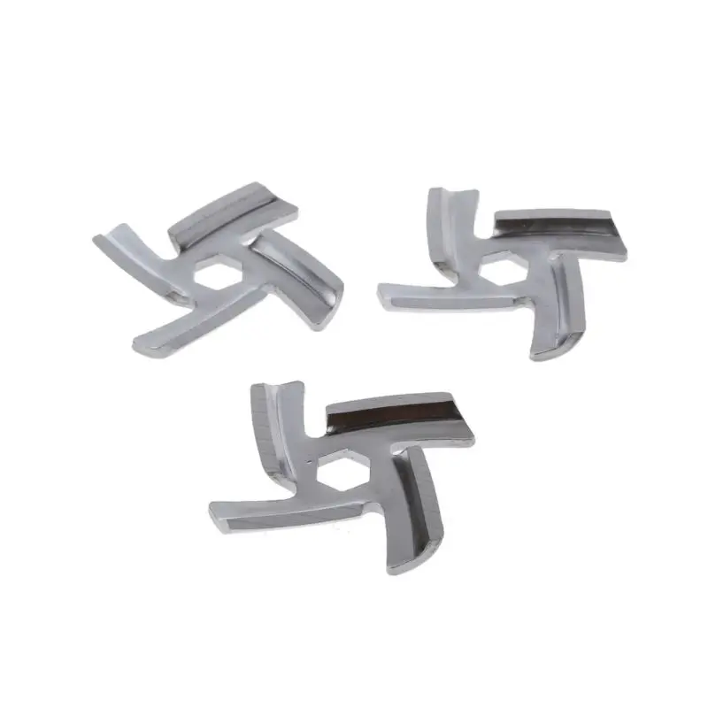 3 Pieces Grinder Stainless Steel Knife Cutter Replacement for Grinders, Please Check the Size and A0NC