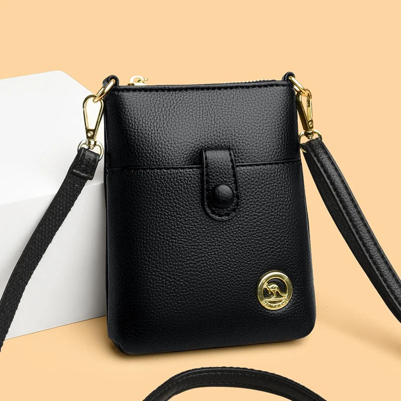 

Сумка для телефона из искусственной кожи, модная маленькая сумка через плечо, повседневная женская сумка, многофункциональный кошелек для монет