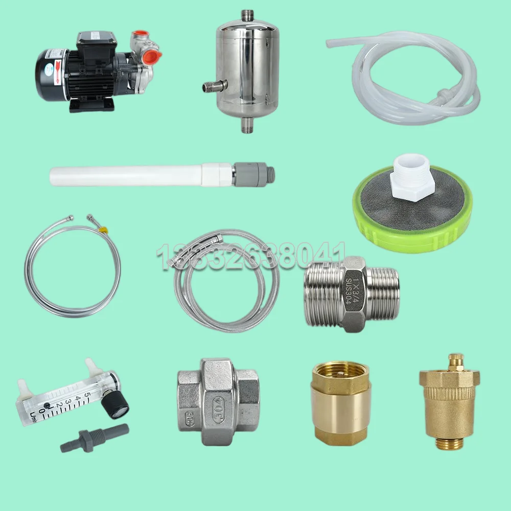 Micro Nano Bubble Generator  A Whole Set 0.55 kW 1 m3/h 1 T/h 1000 LPH Milk Baths Hydrotherapy SPA Air Flotation Treatment Pump