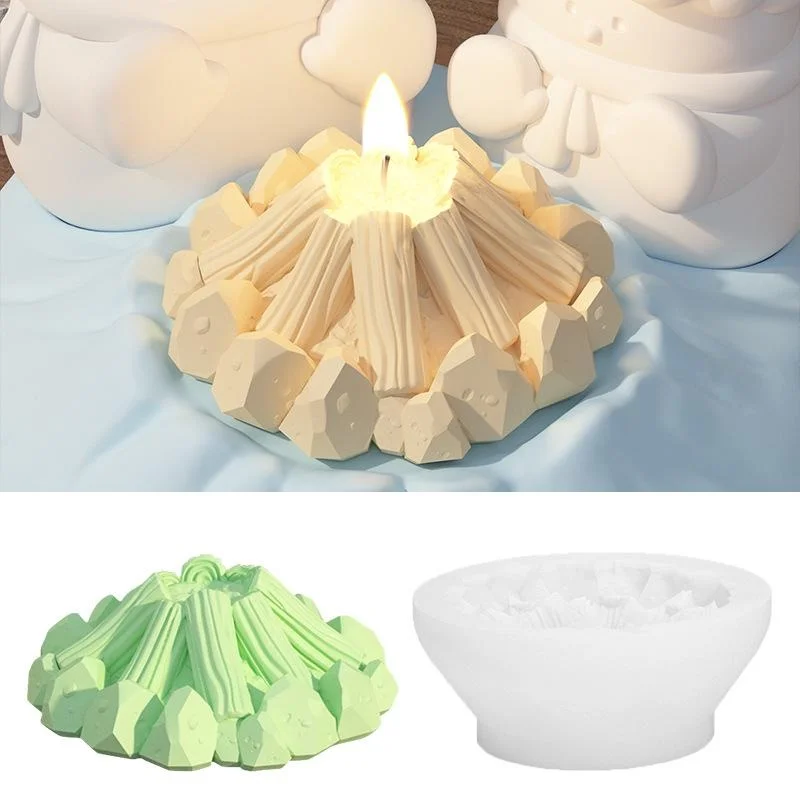 2026 New Snowman Shape Silicone Mold Handmade DIY Craft Gypsum Kneading Baking Aromatherapy Candle Home Decor Ornament