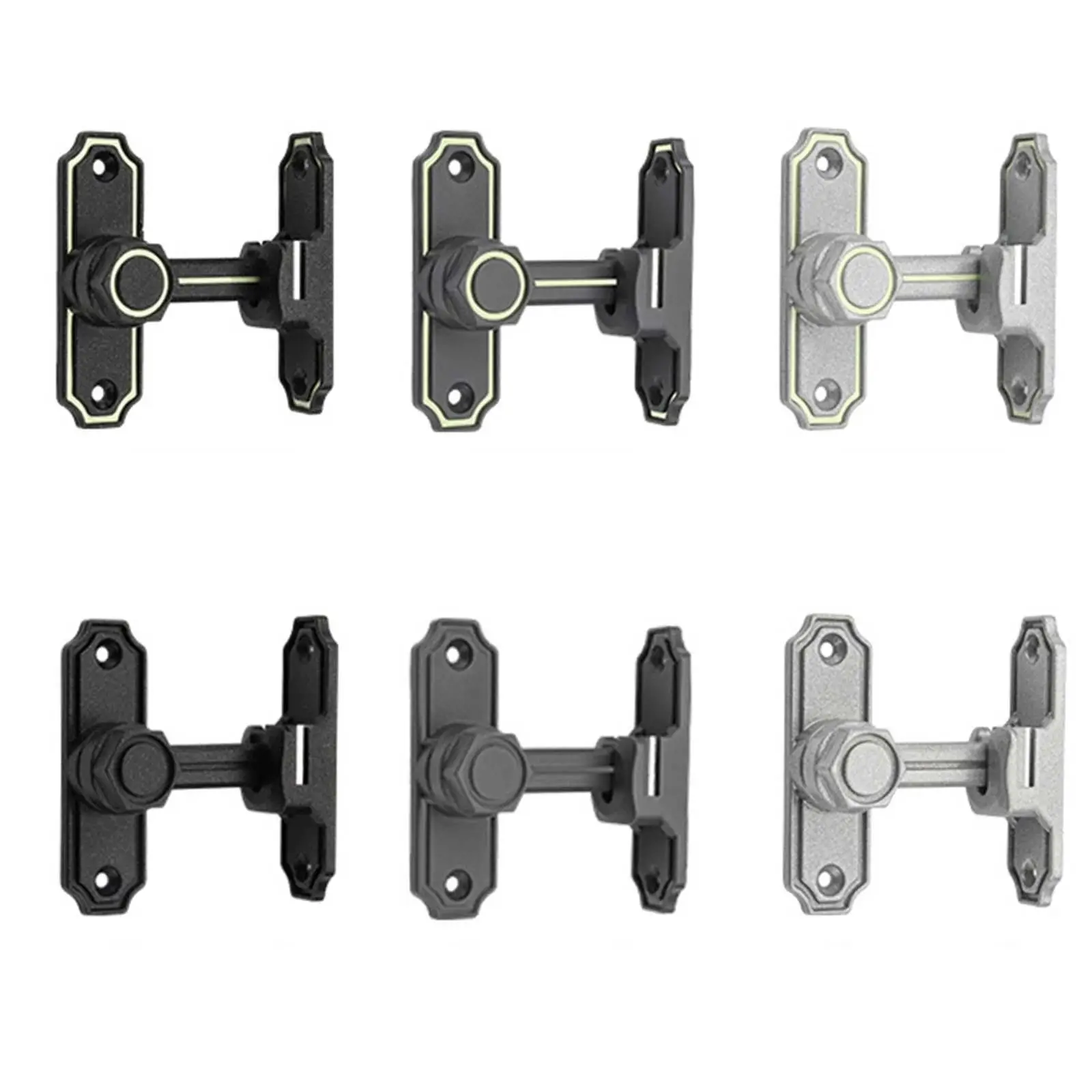 

Door Latch Lock Heavy Duty Metal Home Security Door Lock Locking Latch for Pet Door Sliding Door Barn Door Garage Bathroom