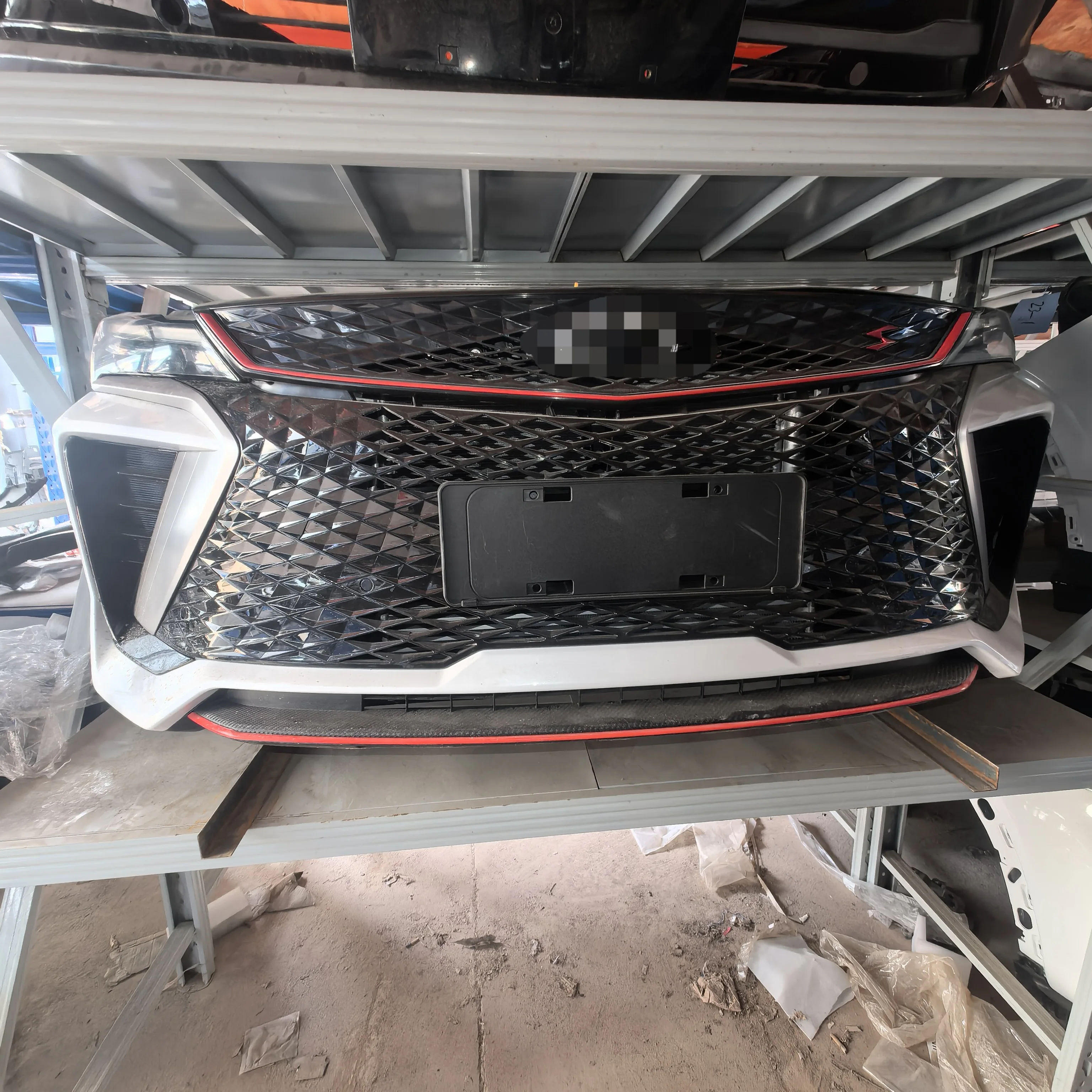 2022 for Geely Coolray Binyue Front Bumper Assembly with Headlights and Radiator Easy Installation & Perfect Fitment
