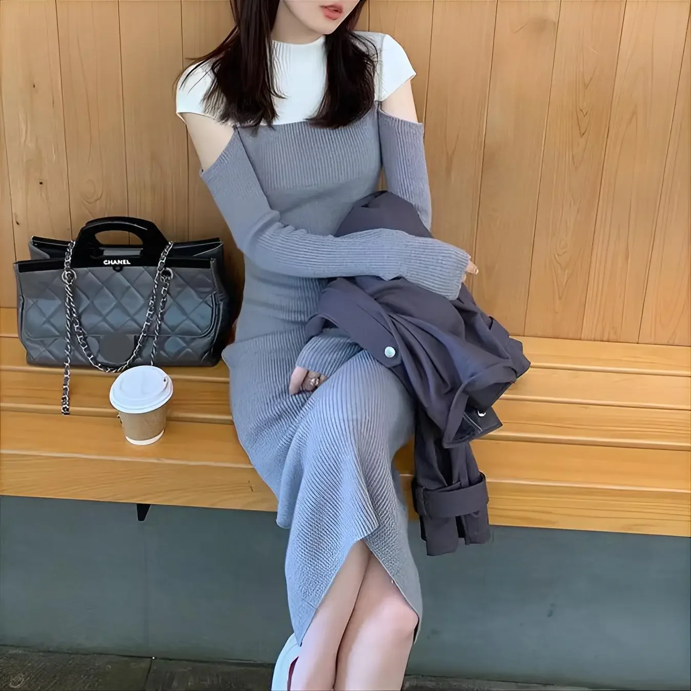 

Пуловер длиной до колена, свитера с граффити, джемперы, женские красивые полувысокие утренние молодые хип-хоп клетчатые удобные шерстяные винтажные