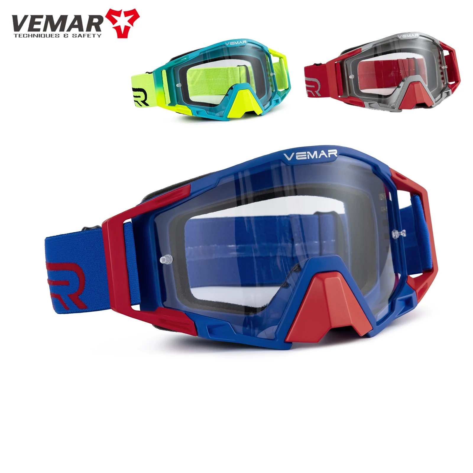 

Motorcycle Goggles Motocross Helmet MX Moto Dirt Bike ATV Ski Outdoor Sports Glasses Scooter Ski Mask - Breathable Comfort Fit