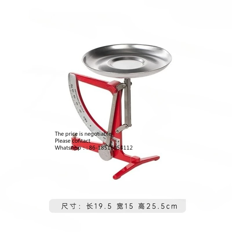 

Металлические весы, четырехместные весы, простые настольные кухонные весы в стиле ретро, 1 кг