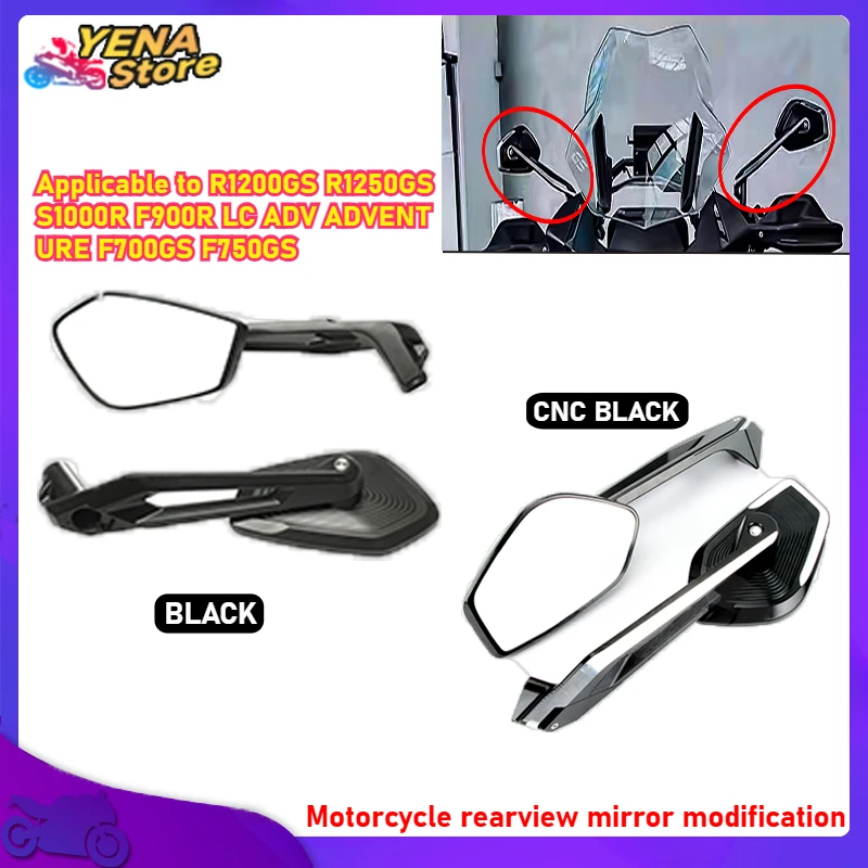

Motorcycle accessories for R1200GS R1250GS S1000R F900R LC ADV ADVENTURE F700GS F750GS motorcycle CNC side mirror accessories