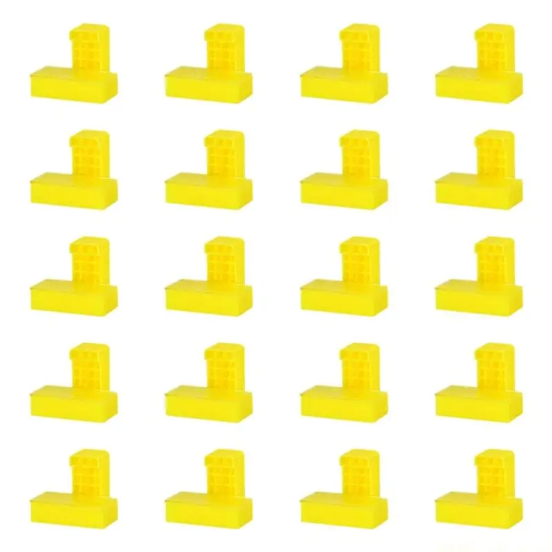 A2BE 20pieces Leveling Clips Tile Fixers For Wall Tile Corner Alignment