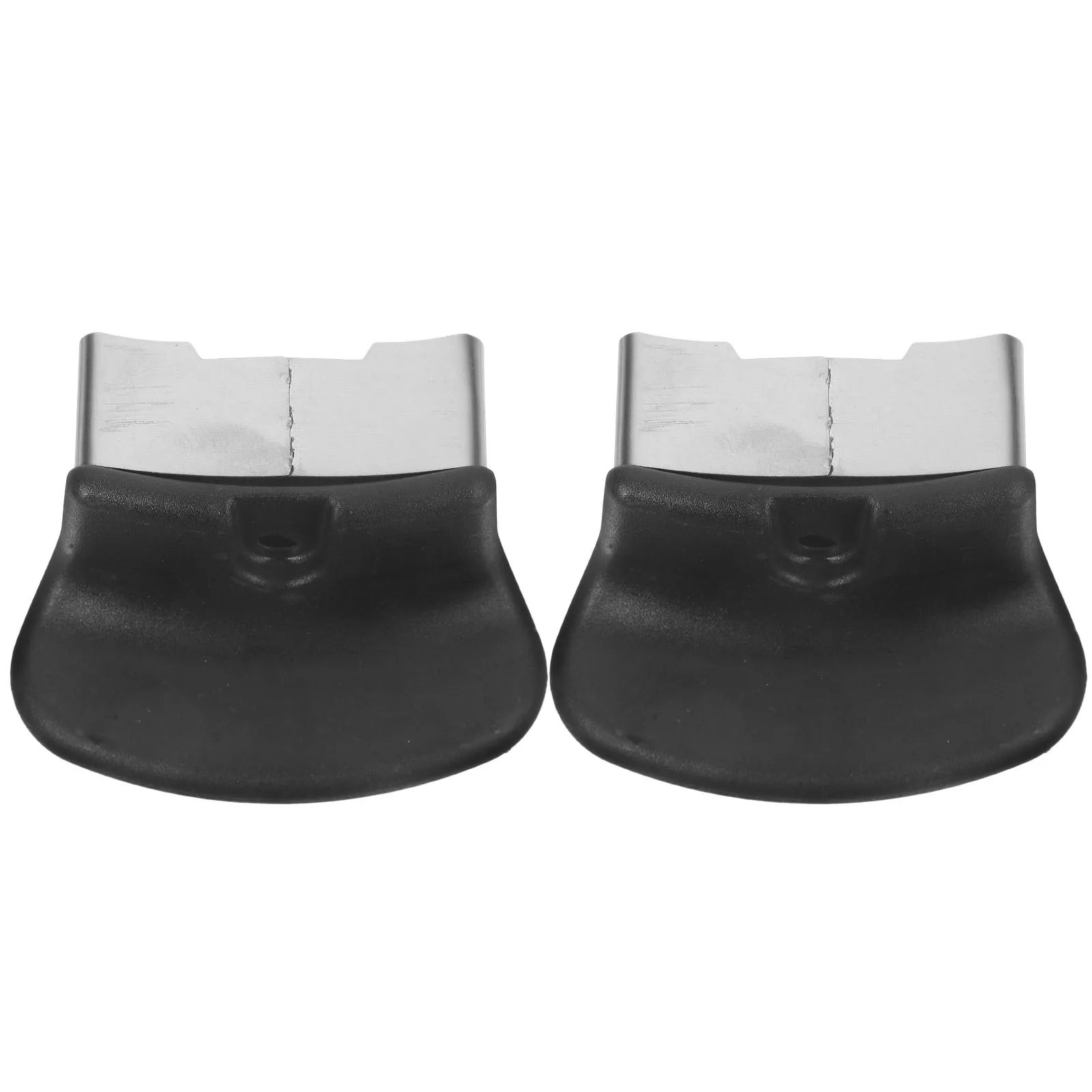 

2pcs Pot Side Handles Replacement Heavy Duty Pan Handle Practical Removable Steaming Pot Part Detachable Short Boiler Handle