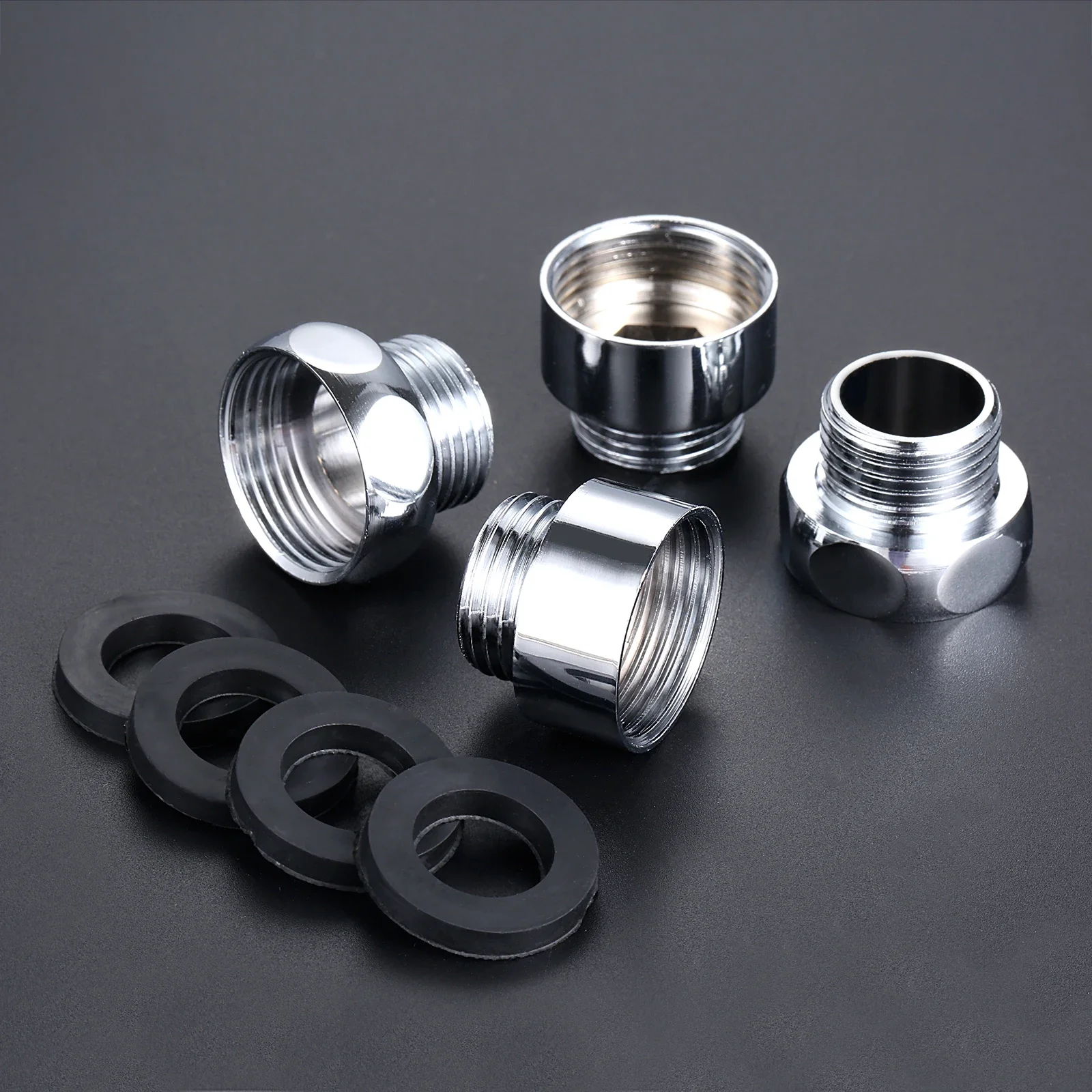 2ชิ้น G 1/2 'ถึง G 3/4' ทองเหลืองเครื่องซักผ้าทองแดงอะแดปเตอร์ท่อน้ำห้องครัวก๊อกน้ำอะแดปเตอร์ประปาอุปกรณ์ก๊อกน้ำในห้องน้ำเงิน