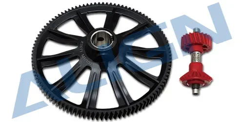 700X 102T M1 Helical Autorotation 23T Tail Drive Gear Set H70G012XXW for T-Rex 700X RC heli helicopter