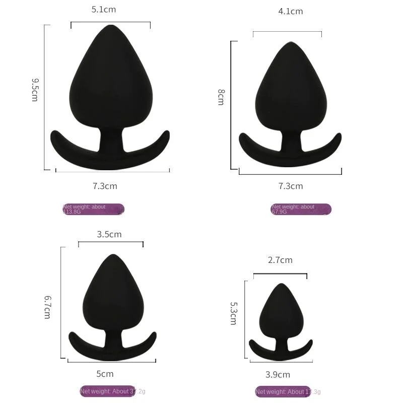 Silicone Plug Anal Sex Toys Butt Plug Beginner Anal Underwear Buttplug Dildo Masturbador For Couples SM Adults Men Woman 4 Sizes