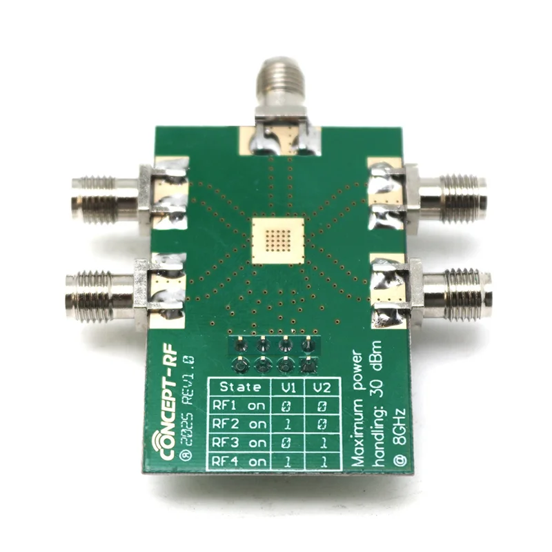 ABZW 無線信号スイッチング RF スイッチ SP4T 2 個 PE42540 10Hz-8Ghz テスト機器 ATE システムアプリケーション用