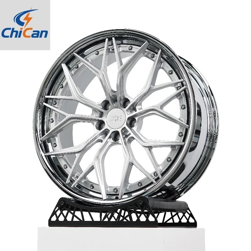 

【2026】Колесные диски Chican Custom Forged: прочные, хромированные, серебристые, двухсоставные, кованые, с креплением 5x120, 5x114.3, 5x130, легкие, 18-21 дюйм