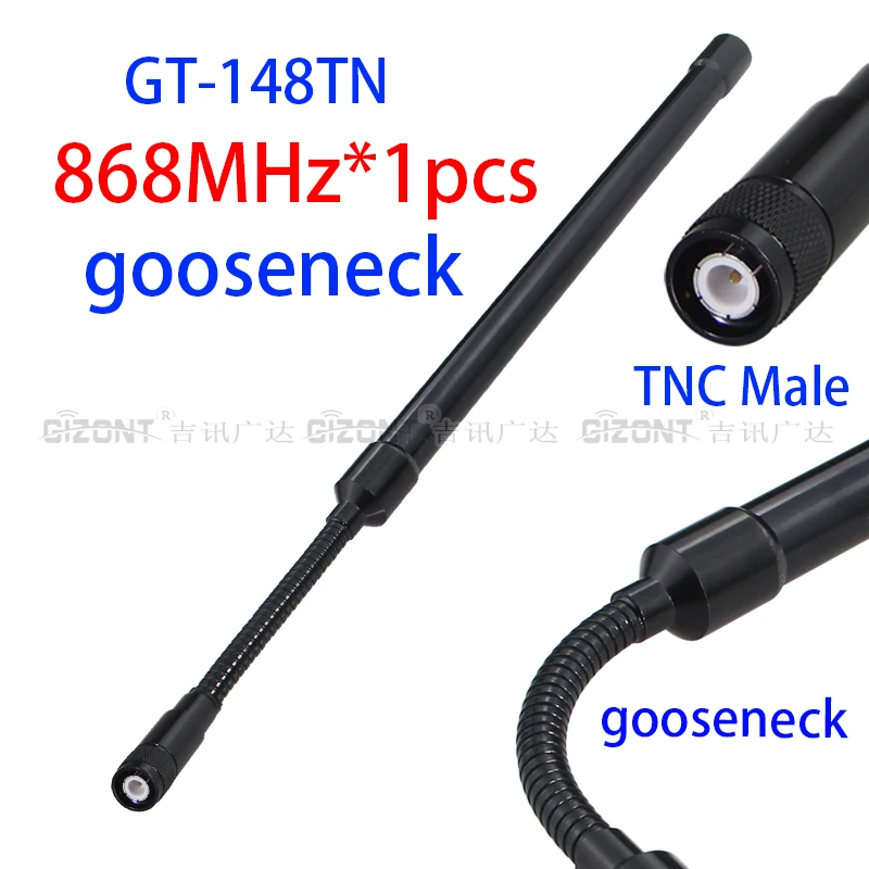 Imagem -05 - Lora Gooseneck Antena de Fibra de Vidro Flexível Transmissão Digital de Alto Ganho Sma Tnc n Hélio Masculino Nb-iot 868mhz 915mhz