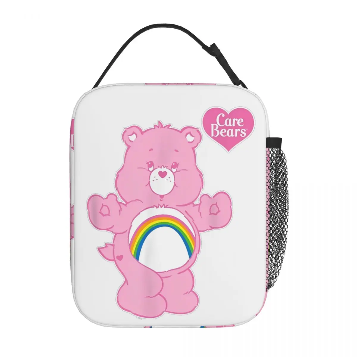 Care Bears Cheer Bear Insulated Lunch Bag Cooler Bag  Meal Container Leakproof Tote Lunch Box Food Bag College Picnic