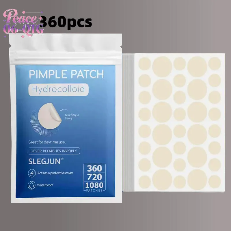

New 360pcs Pimple Patch Acne Hydrocolloid Invisible Breathable Acne Removal Acne Cover Face Spot Pimple Patch Skin Care Stickers
