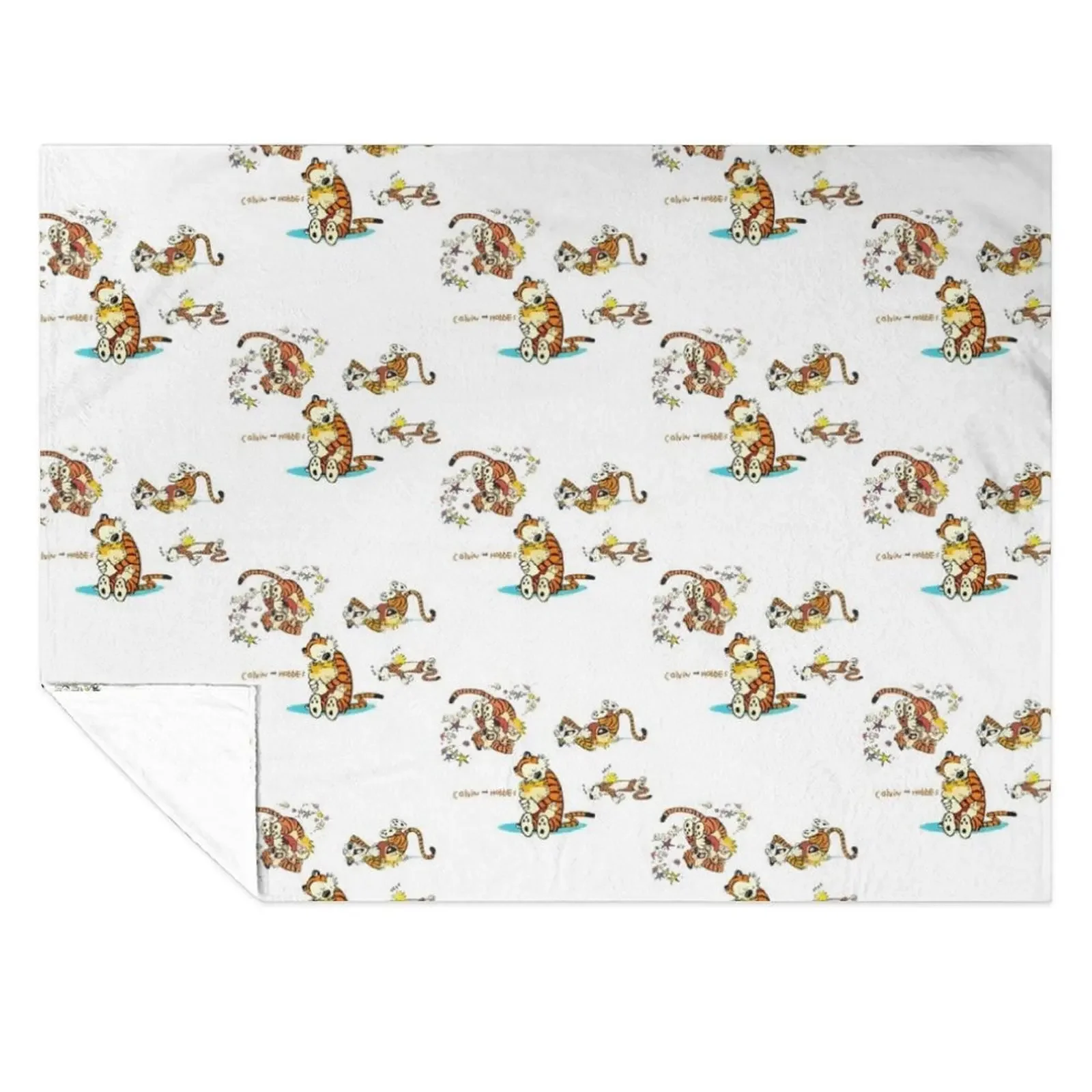 

calvin and hobbes bill watterson Throw Blanket Sofa Throw Decorative Sofas Quilt christmas decoration Blankets