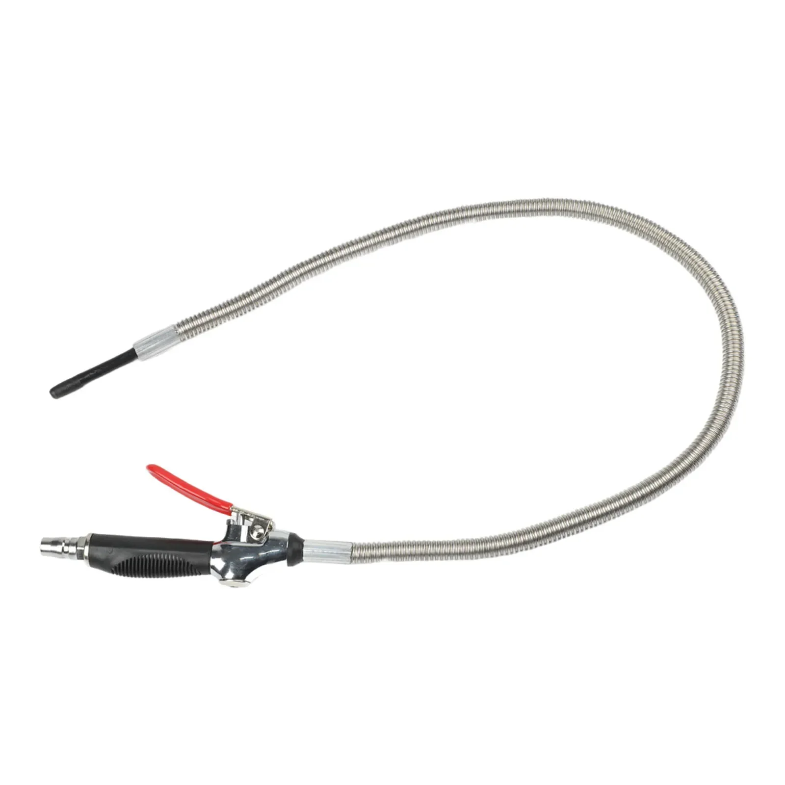 Pneumatic Tool Alloy Blowgun Soft Rubber Handle Non-slip Handle Inner Wall Anti-deform Auto Detailing For Car Cleaning