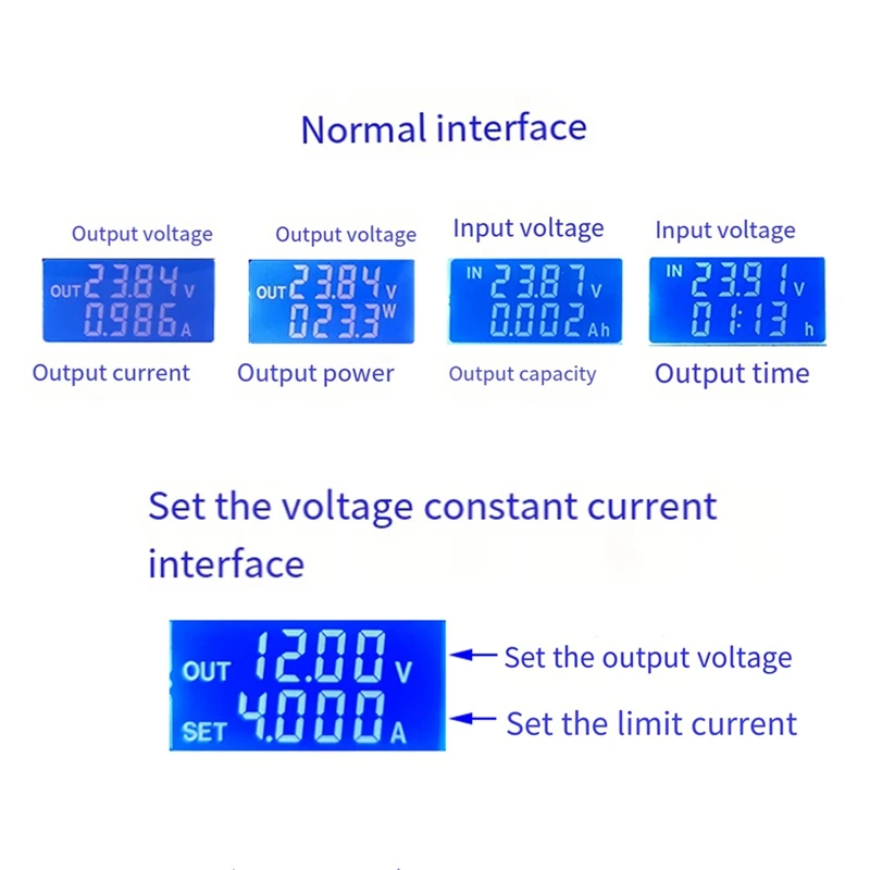 CNC DC Buck Boost Converter CC CV 0.5-30V 4A Regulowany zasilacz regulowany do akcesoriów do ładowania baterii słonecznych