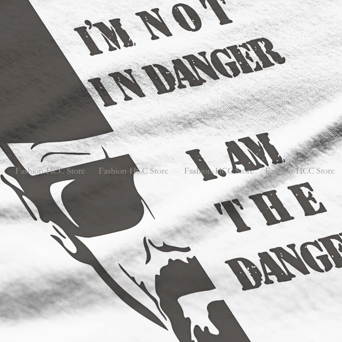 I Am Not In Danger I Am The Danger Hip Hop TShirt Breaking Bad Style Tops Comfortable T Shirt Female Tee