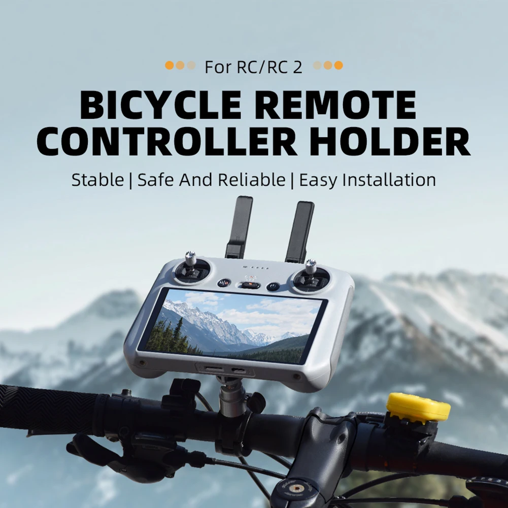 Bike Clip Mount for DJI Mini 3 4 Pro Remote Control Bike Holder Bar Hand Mount Bicycle Cell Phone Holder for DJI Mini 3 4 Pro