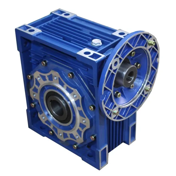 Alta Qualidade Worm Speed Gear Motor Redutor com Pés, Vertical, NMRV090