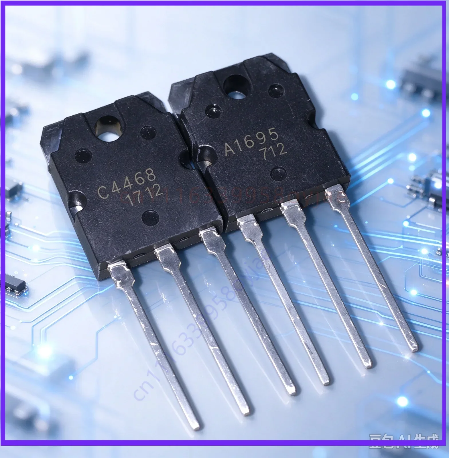 Genuine for A1695 C4468 Amplifier Transistor Pair 2SA1695 2SC4468 Original 3.8USD/Set  20pcs