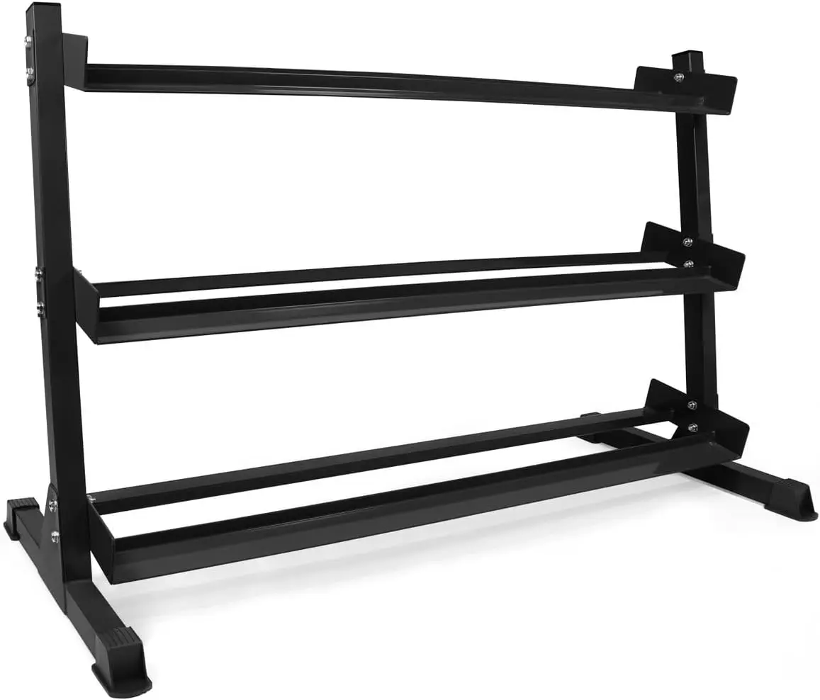 

WF Athletic Supply Heavy-Duty Dumbbell Rack Stand, Weight Rack for Home Gym, Weight Holder, Available Sizes for Storage 5-50LB