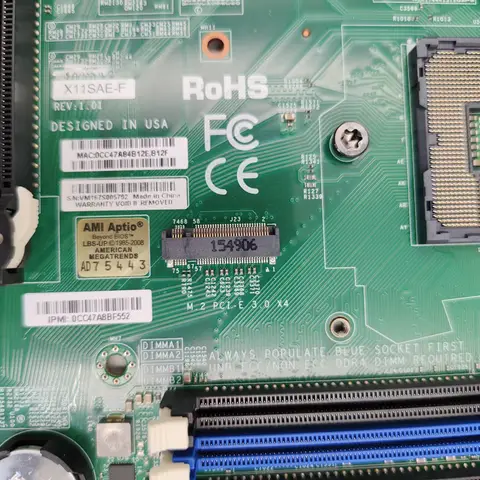 C236 Chipset LGA1151 Xeon E3-1200 v5/v6 6th/7th Gen. Core i7/i5/i3 Series DDR4 For Supermicro Motherboard X11SAE-F