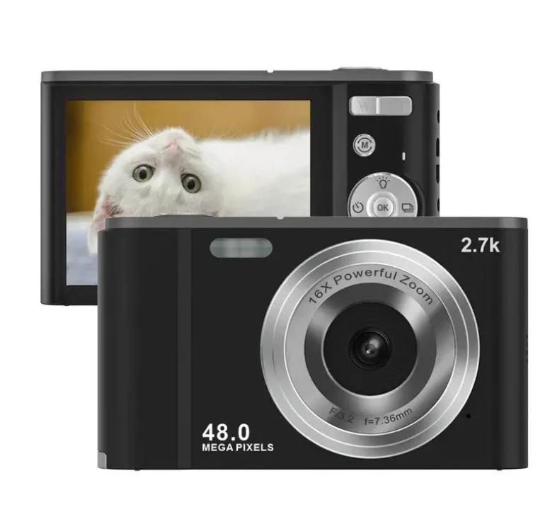 Newest Intelligent Winait 48 Mega Pixels Digital Still Camera With IPS Screen And 16x Digital Zoom Vlog Portable Camera For Home