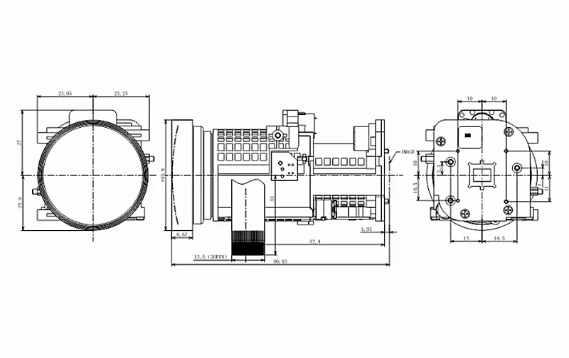 IMX482 IMX385 IMX462 IMX SL-5002-2MP F1.4 30Xzoom Lenti varifocale 4.5-148.5mm per telecamera con zoom CCTV o microscopio industriale