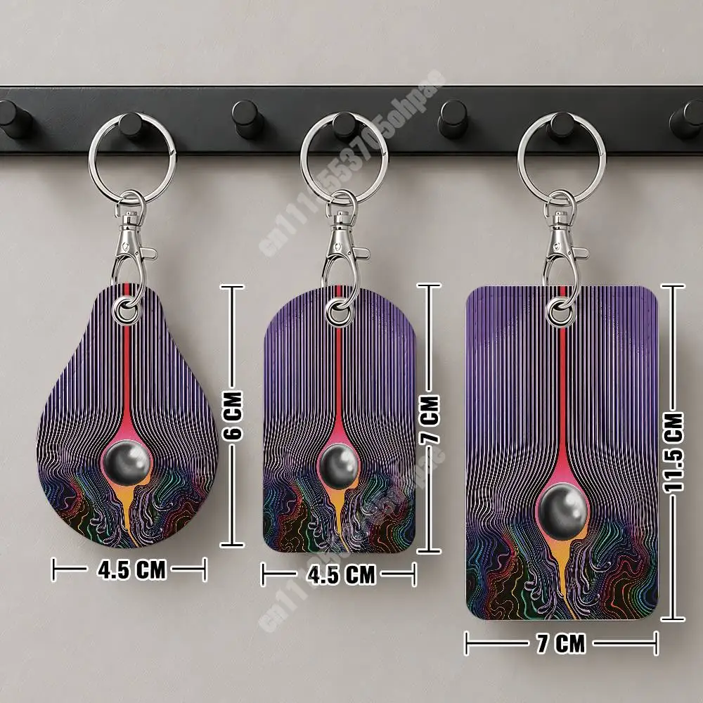 Deadbeat T-Tame K-Kevin Impala Parker Leather Keychain Card Holder for Airtag & ID Cards Business Bag Charm - view 5