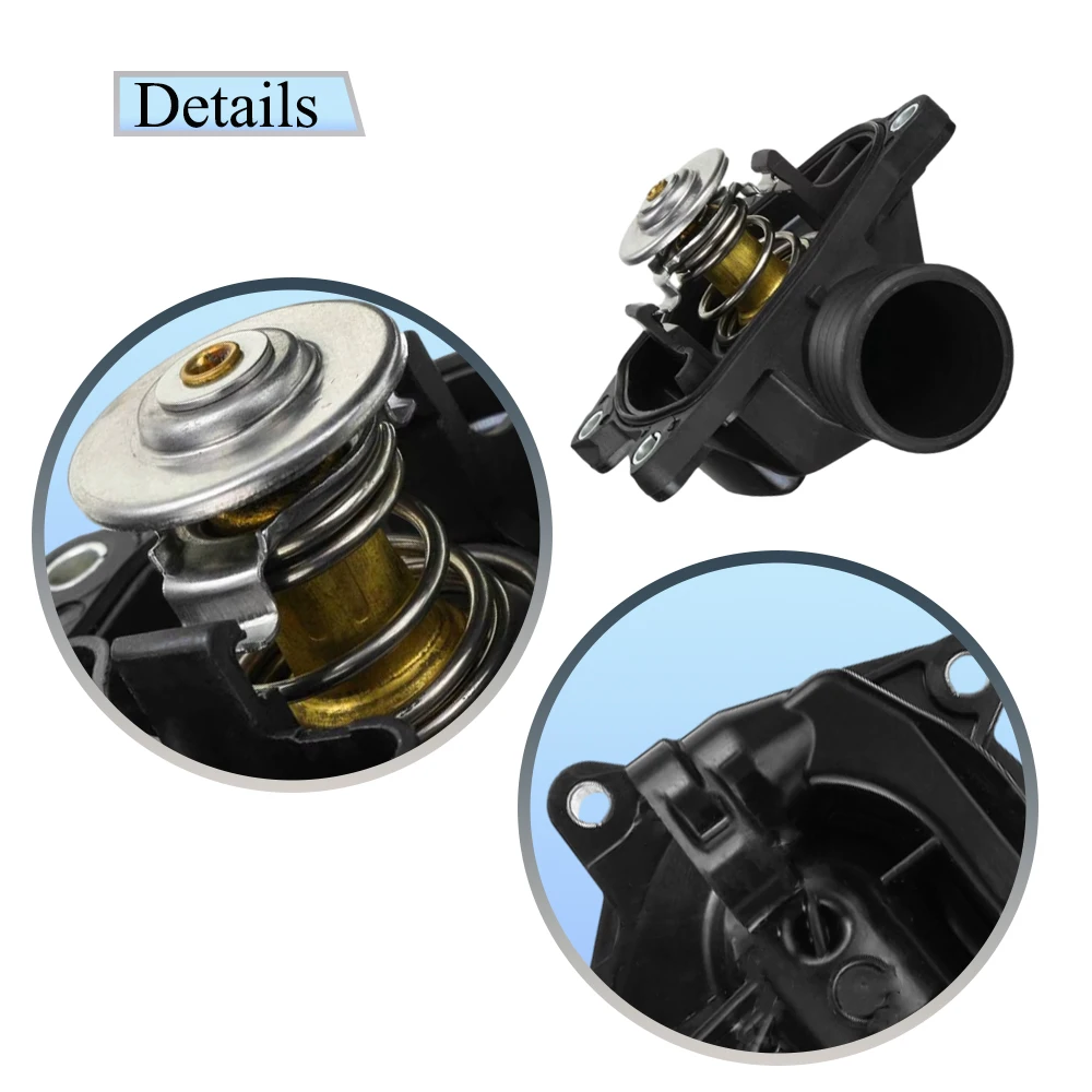 1x conjunto de carcasa del termostato de refrigeración del refrigerante del motor para Land Rover Freelander 2000-2006 PEL 000090   PEM 100570   PEL 100570