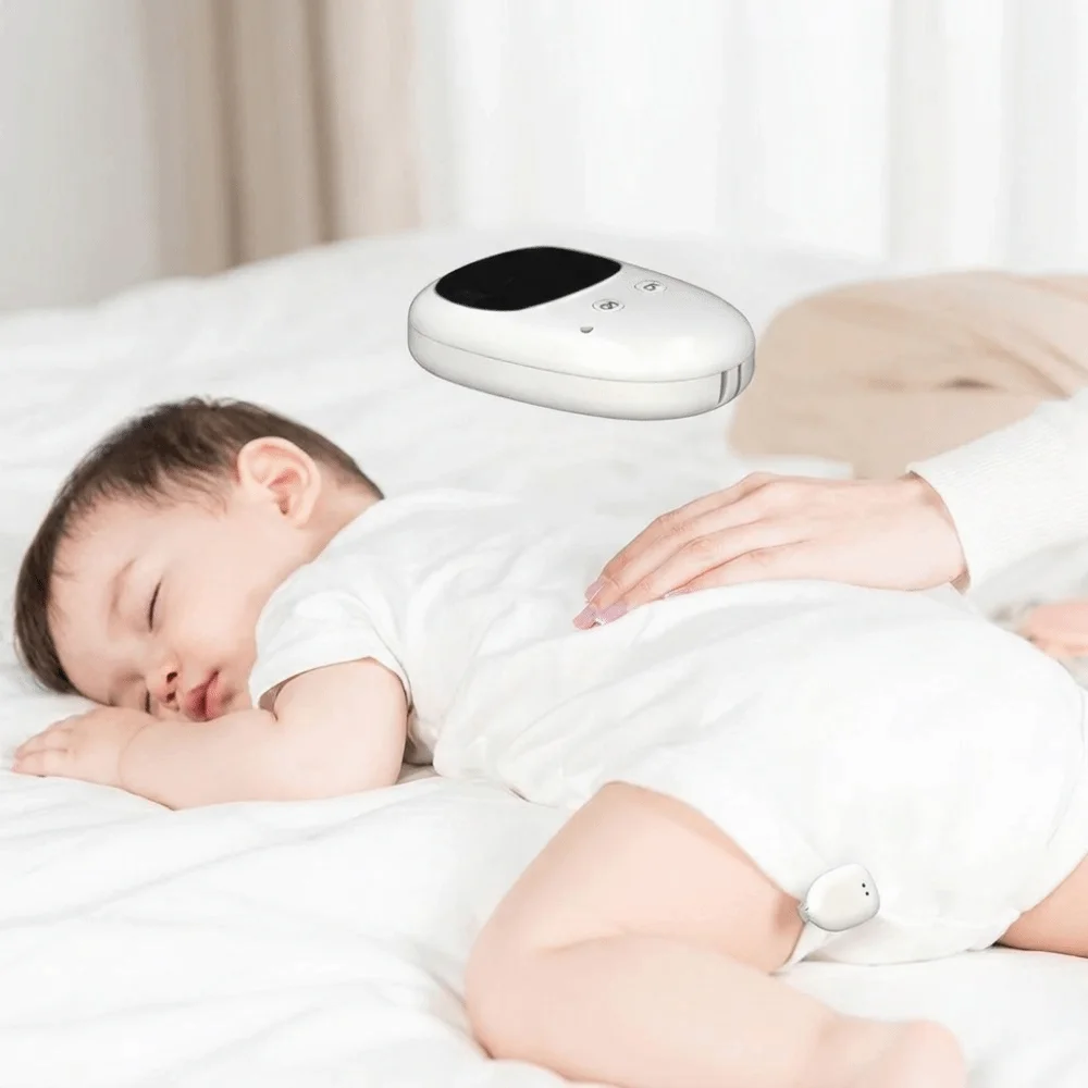 Wireless Bedwetting Alarm USB Rechargeable Portable Bed Wetting Enuresis Alarm High Sensitivity Intelligent Sensing