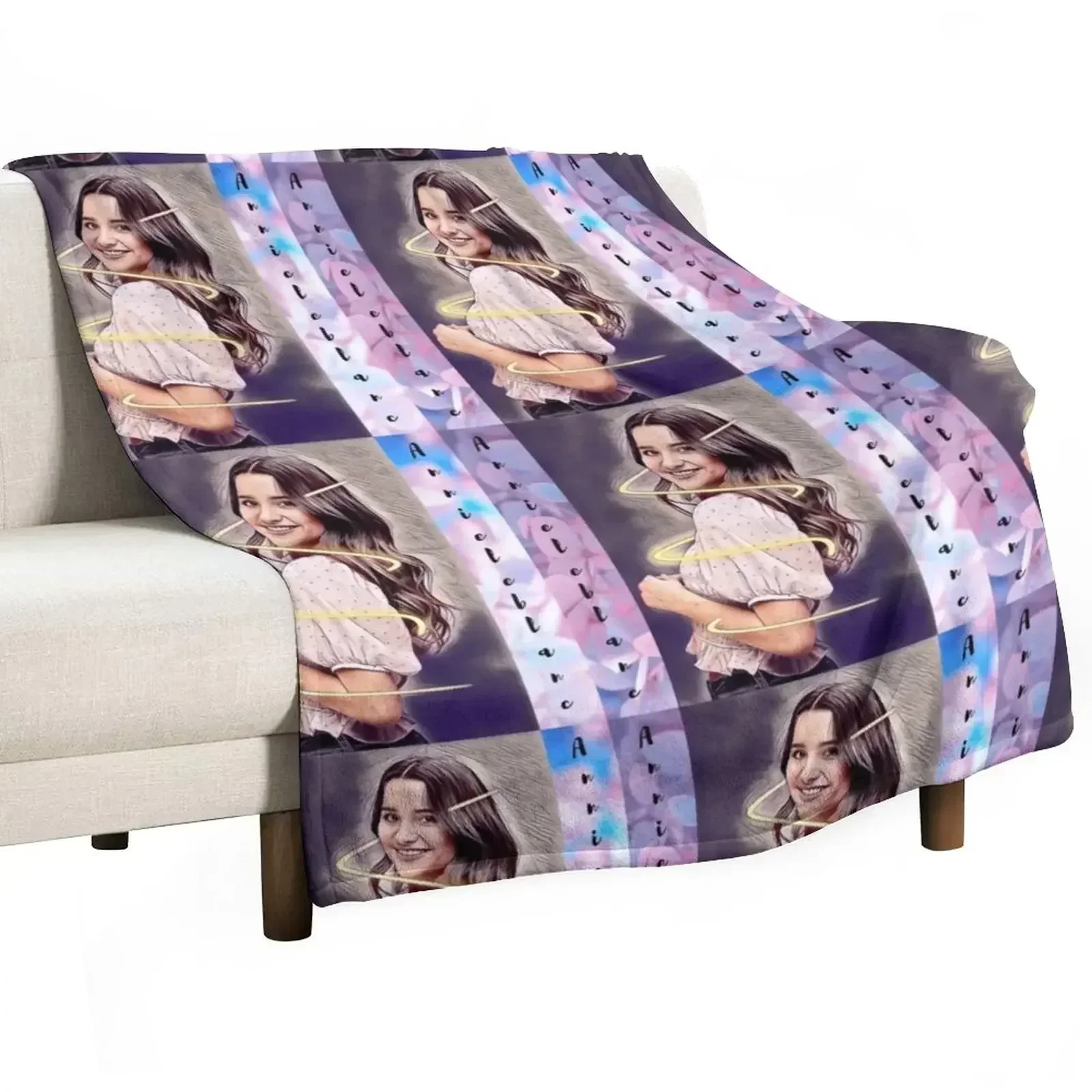 

Annie leblanc Throw Blanket Hairys Stuffeds Bed Fashionable Blankets