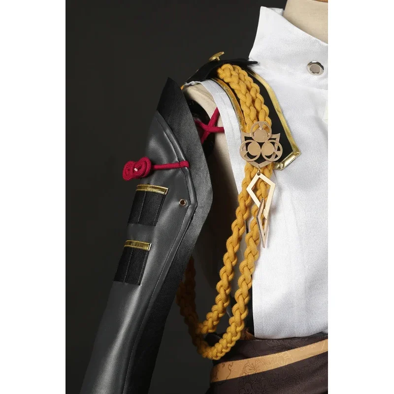 Game Genshin Impact Costume Anime Shikanoin Heizou Cosplay Wig Men Uniform Halloween Carnival Role Playa;3,v'5.t;8,