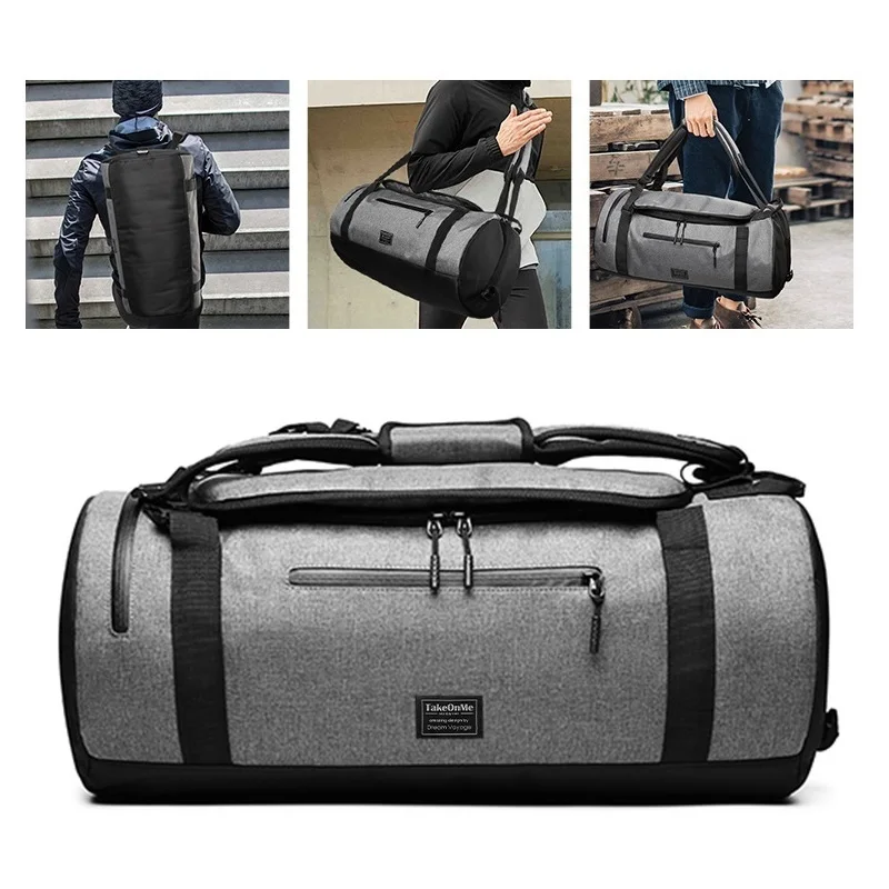 Large Capacity Men\'s Fitness Gym Bag Short-distance Travel Bag Dry And Wet Separation Multifunction Sports Bags Luggage Hand Bag