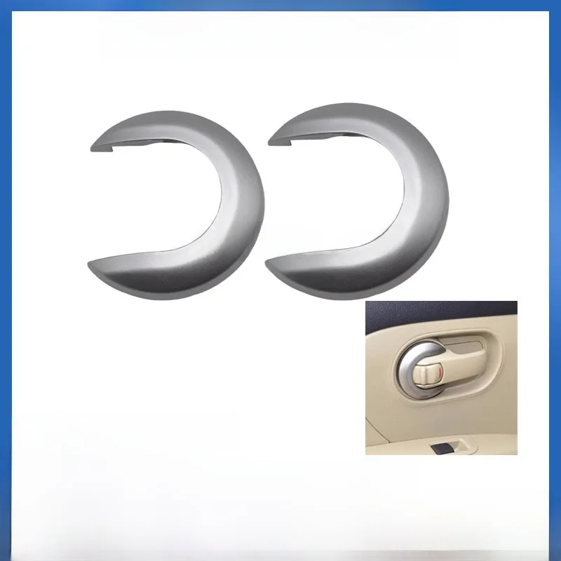 Inner Pull Hand Cover Decorative Door Handle Cover for Nissan Livina NV200 80682-CJ010 Interior Accessory Part Plastic Material