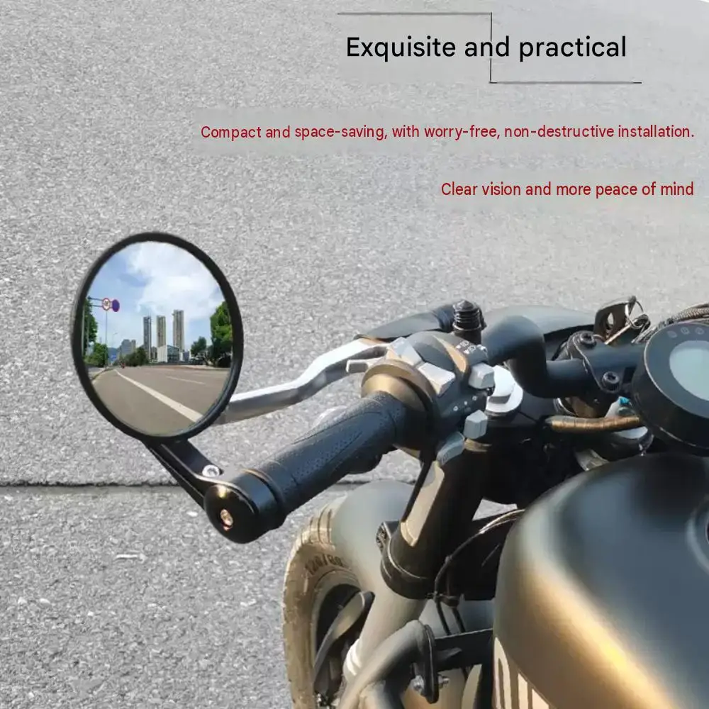 For QJMOTOR SRV150 handlebar mirror/reverse mirror modification/reflective left and right side mirrors, non-destructive parts.