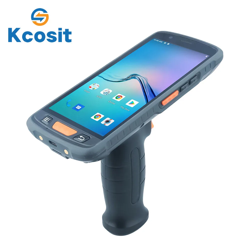 2024 Android Barcode Scanner with Handheld Pistol Grip Zebra SE4710 Scan 5.5 inch 1440*720 3GB RAM 4G lte Long Standby 9000mAH