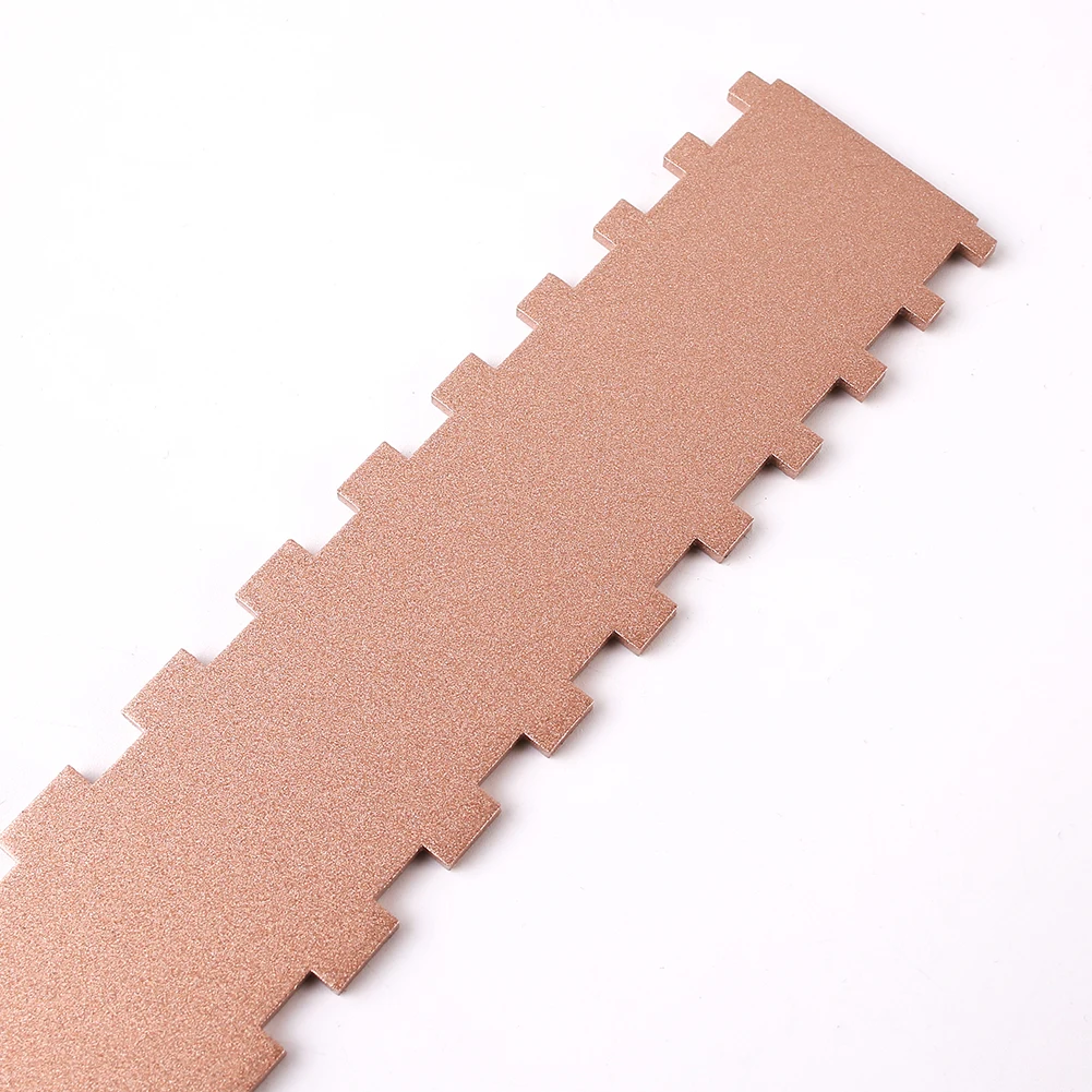 Measuring Ruler Guitar Luthier Tool Tool 1pc 41.8*3.7*0.3cm Luthier Measuring Ruler :Aluminum Fretboard Gauge Golden/Silvery