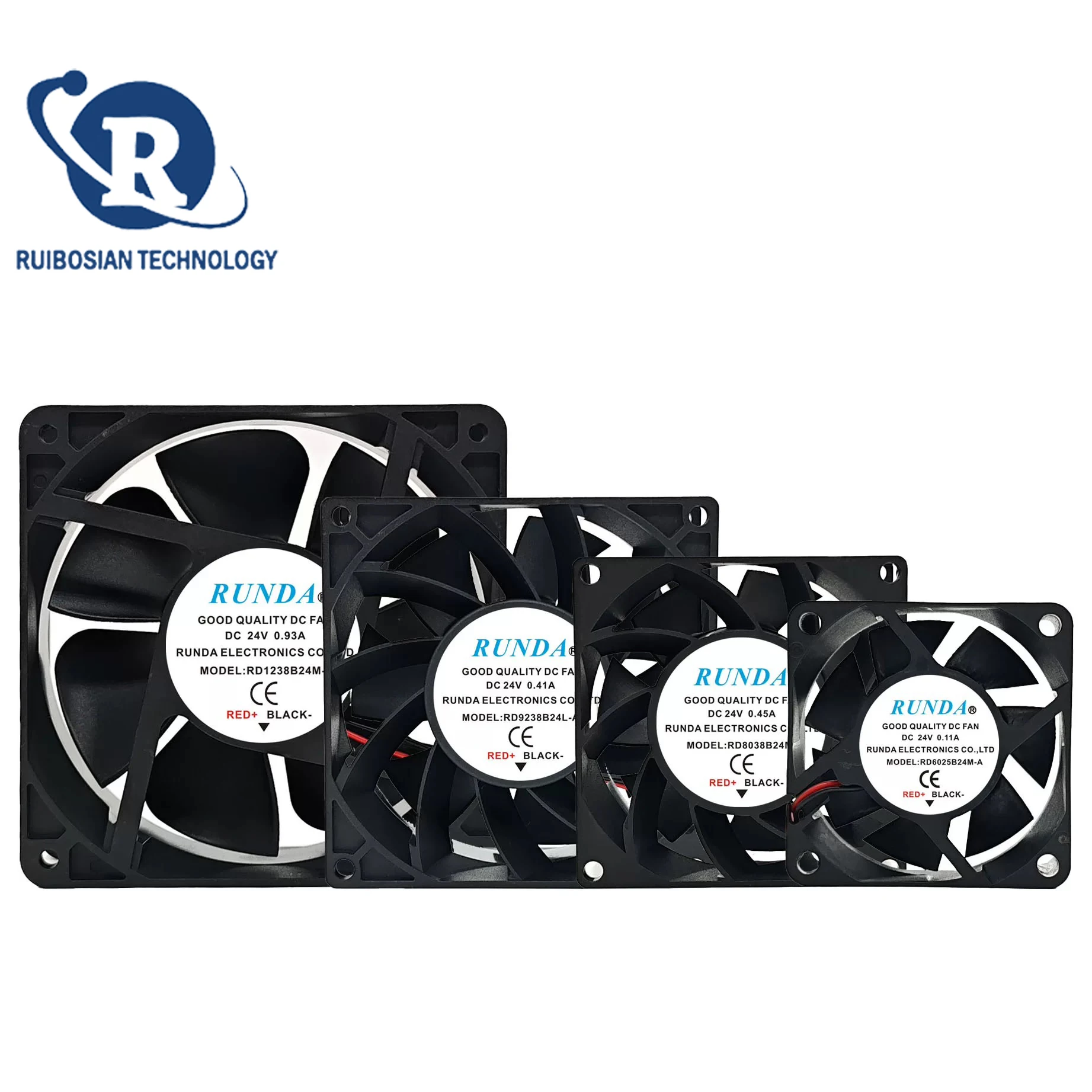 Runda 24V 5/6/8/9/12cm 12038 inverter exhaust welding machine cooling fan