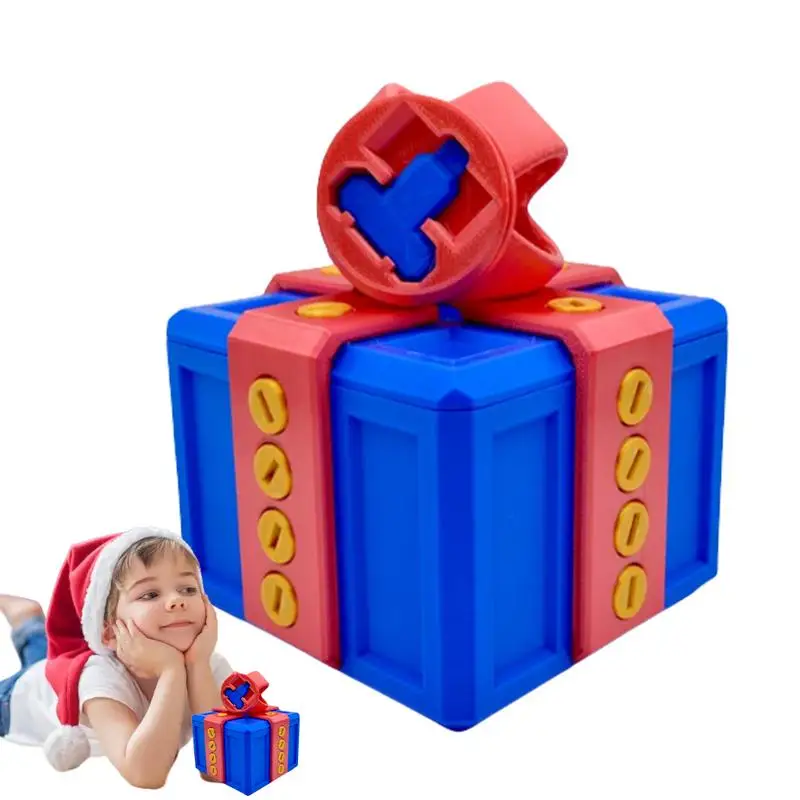 Gag Joke Box Toy 3D Printed Toy Puzzle Box per Prank decorazione creativa per la casa bambini e adulti Gag Joke Toy For