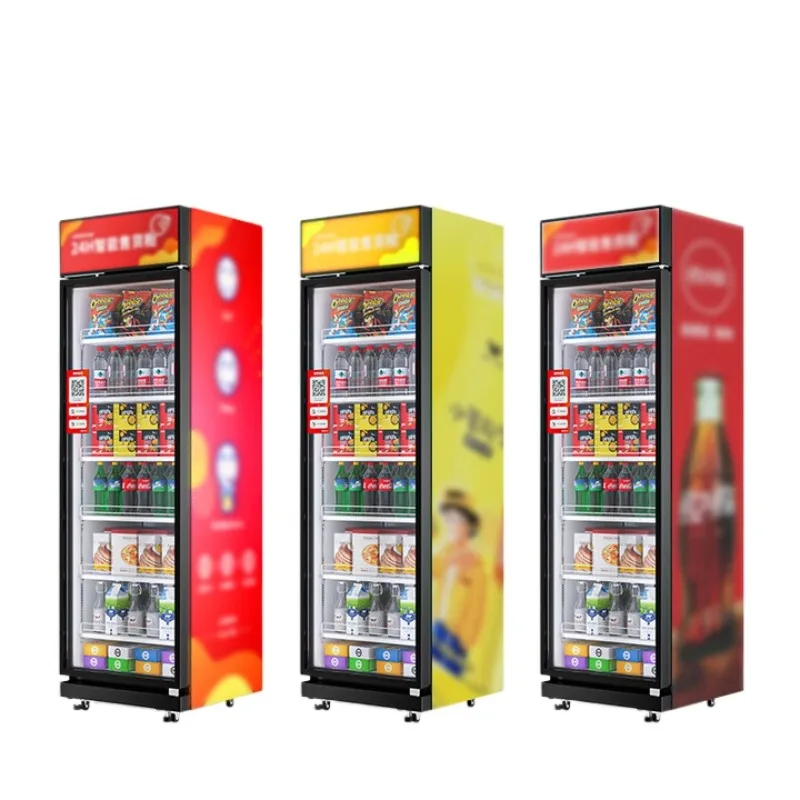 Vending Machine Intelligent  Unmanned Self-Service Display Cabinet Beverage Snack Vehine