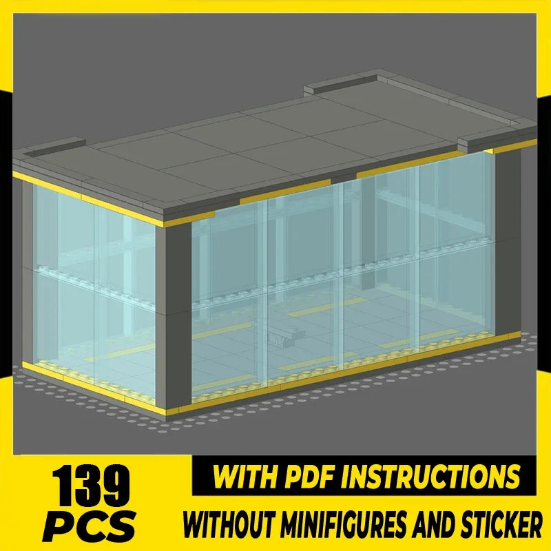 

Moc Building Blocks Speed Champions Container Model Technology Bricks DIY Assembly City Street View Toys Holiday Set Gifts