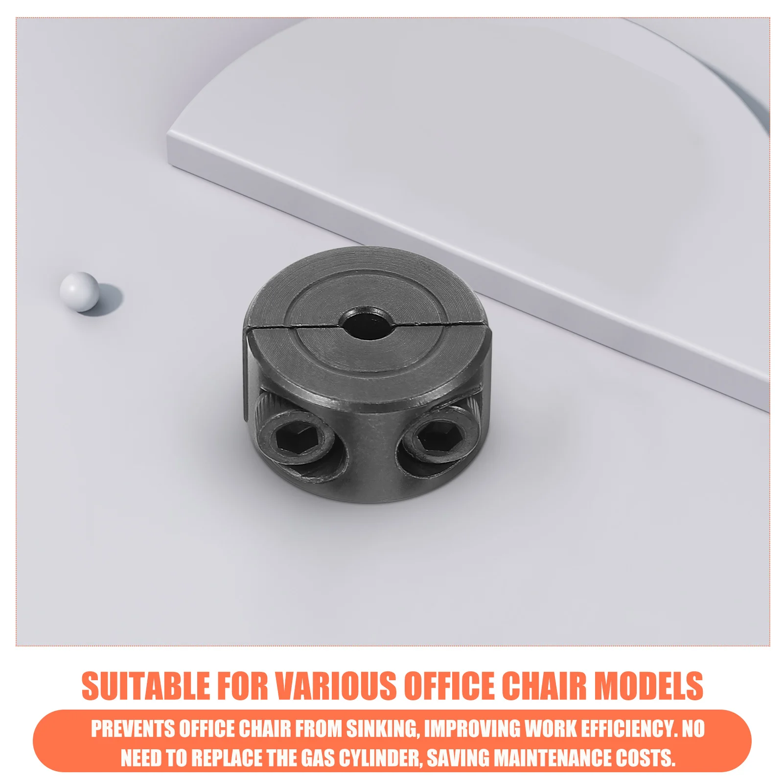

Shaft Collar Stop Ring Split Steel Clamping Ring Office Chair Cylinder Replacement Fixed Locking Retaining Clamp Floor
