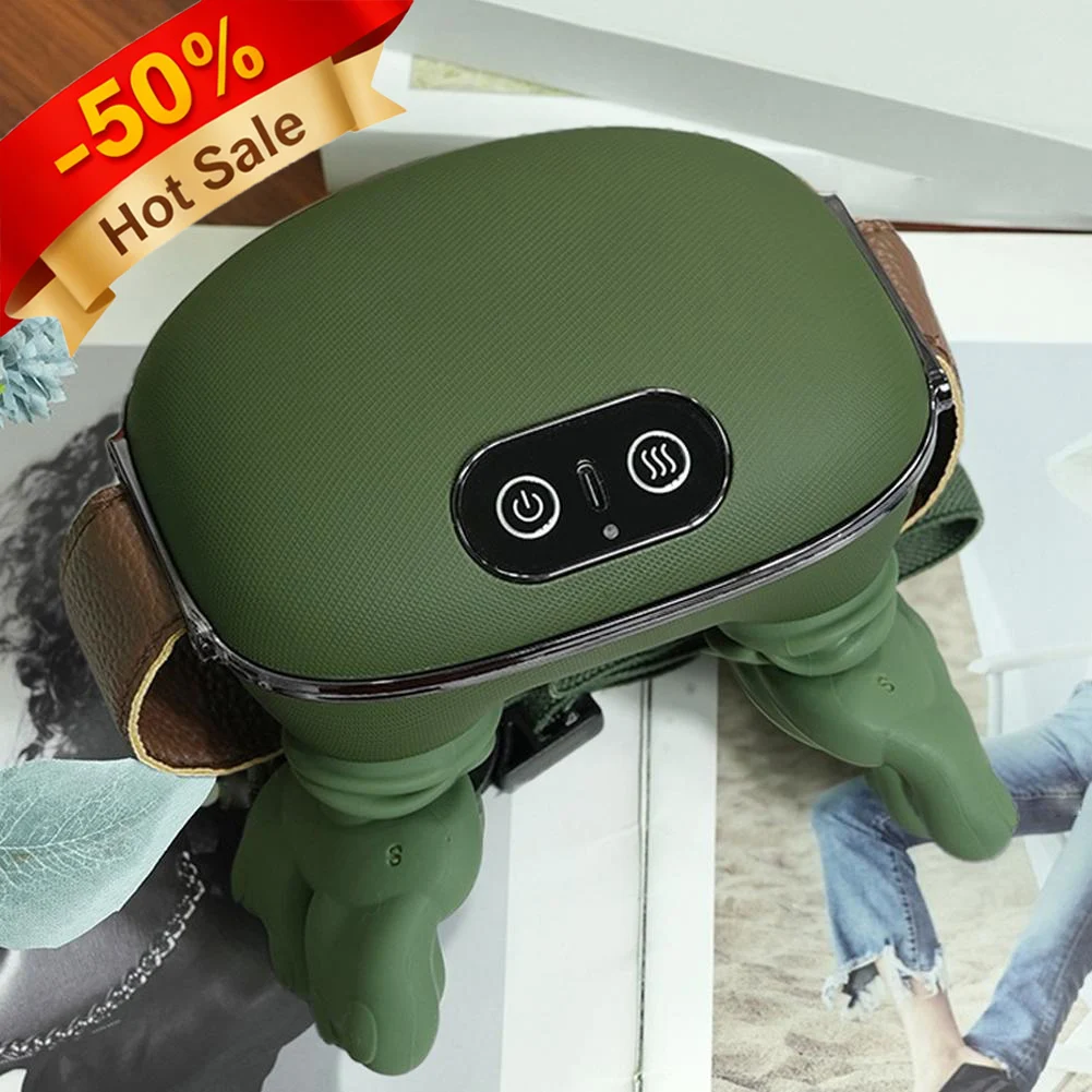

Bionic Heated Massager Portable Shiatsu Neck & Back Massager Electric Deep Tissue Kneading Massage Simulated Human Hand