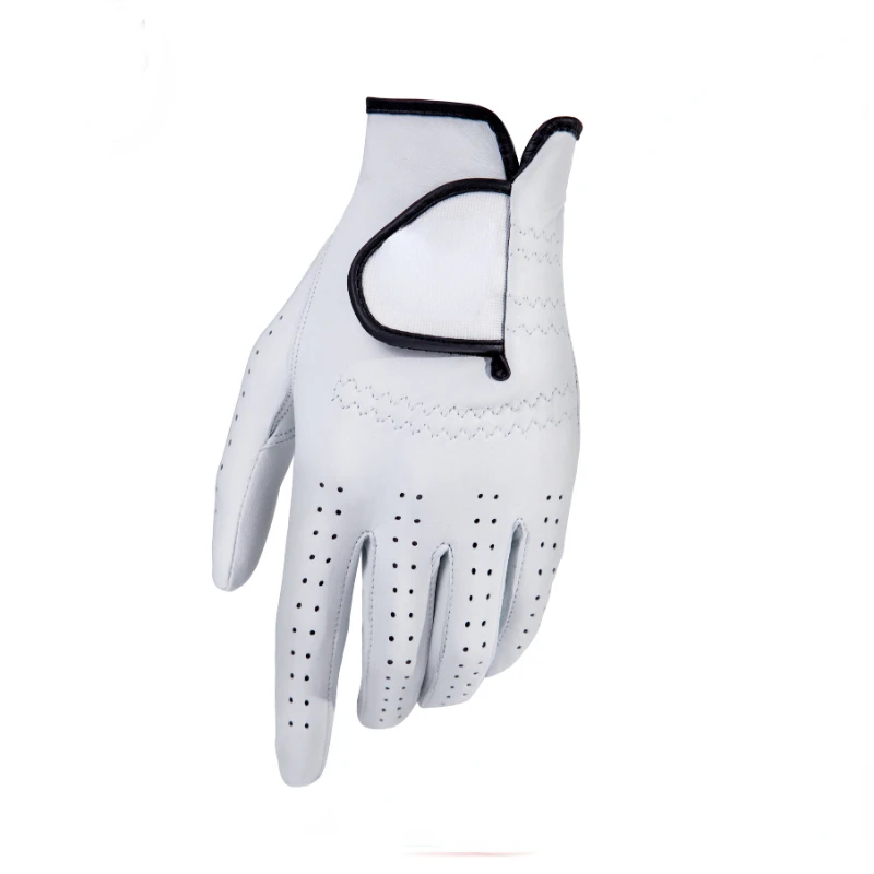 h- Golf Men Imported One-Piece Sheep Leather Gloves Golf Gloves Men Gloves