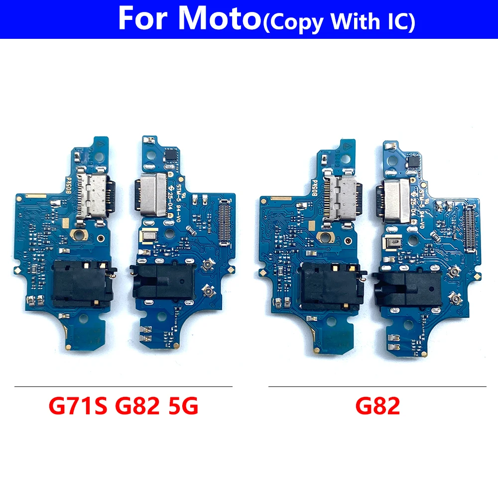 모토 G42 G62 G71S G82 5G 도크 커넥터, 마이크로 USB 충전기 충전 포트, 플렉스 케이블 마이크 보드, 테스트 완료