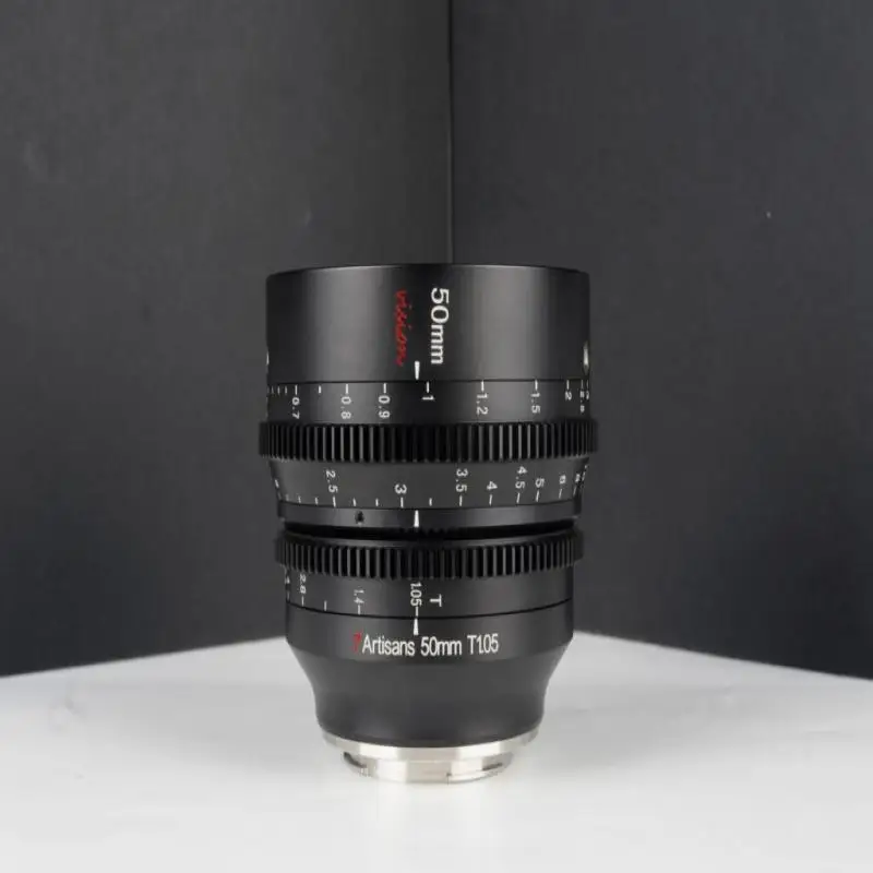 7Artisans 25/35/50mm T1.05 APS-C Lente de Footage de Filme de Nível de Entrada para Sony E Canon R RF M4/3 Leica L